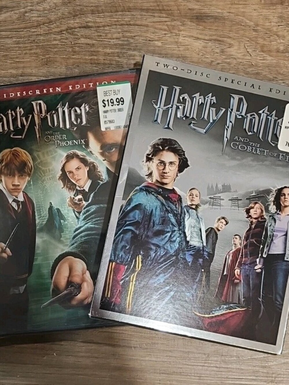 Lot of 2 Potter DVD’s-Order of Phoenix-Chamber of Secrets-Goblet of Fire